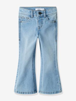 Bootcut voor meisjes NAME IT gebleekt denim