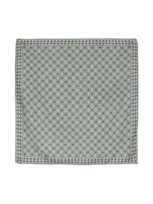 Brunello Cucinelli mouchoir de poche à motif géométrique - Vert