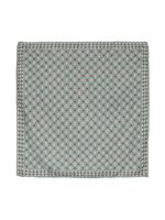 Brunello Cucinelli mouchoir de poche à motif géométrique - Vert