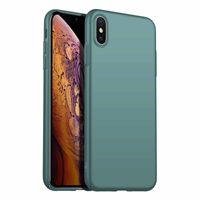 Back Case Cover iPhone X / Xs Hoesje Grey Blue - thumbnail