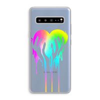 Hold My Heart: Samsung Galaxy S10 5G Transparant Hoesje
