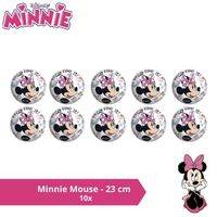 Bal - Voordeelverpakking - Minnie Mouse - 23 cm - 10 stuks - thumbnail