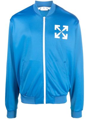Off-White veste de sport à imprimé Arrows - Bleu