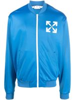 Off-White veste de sport à imprimé Arrows - Bleu