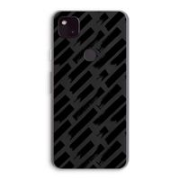 Zwarte vegen: Google Pixel 4a 5G Transparant Hoesje