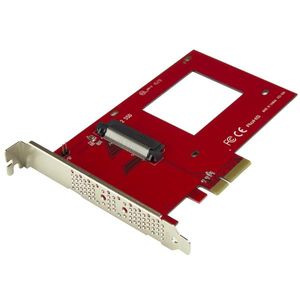 StarTech.com U.2 naar PCIe adapter voor 2.5" U.2 NVMe SSD SFF-8639 x4 PCI Express 3.0