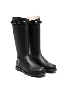 Florens bottes à détails de clous - Noir