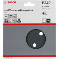 Bosch Accessories Best for Stone 2608605128 Excenterschuurpapier Met klittenband, Geperforeerd Korrelgrootte 240 (Ø) 150 mm 5 stuk(s) - thumbnail