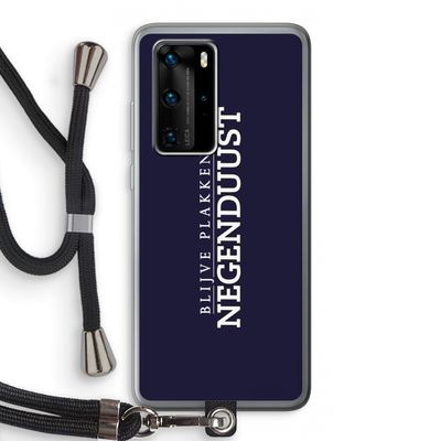 Blijve plakken in Negenduust: Huawei P40 Pro Transparant Hoesje met koord