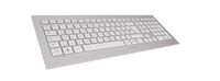 CHERRY DW 8000 toetsenbord RF Draadloos QWERTY Amerikaans Engels Zilver, Wit - thumbnail