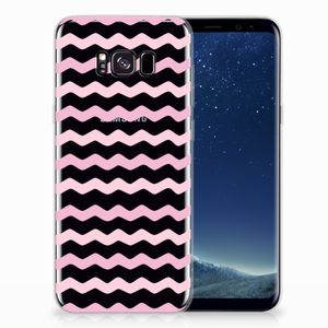 Samsung Galaxy S8 Plus TPU bumper Waves Roze