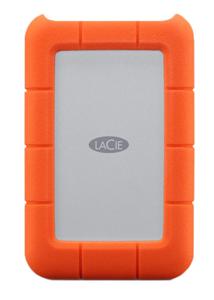 LaCie Rugged USB-C externe harde schijf 1000 GB Oranje, Zilver