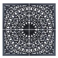 PTMD wandpaneel akoulina zwart 120 cm 4 stuks | 2 stuks