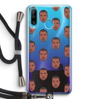 Kanye Call Me?: Huawei P30 Lite Transparant Hoesje met koord