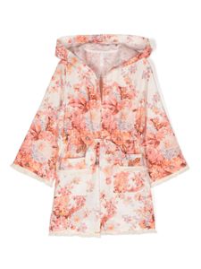 ZIMMERMANN Kids peignoir à fleurs - Tons neutres