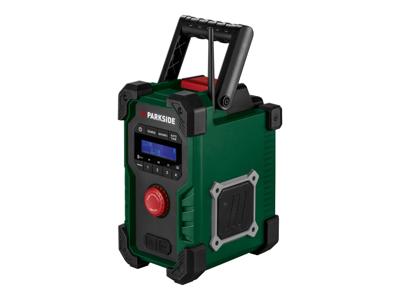 PARKSIDE Accu-bouwradio 12 V, 20 V of 230 V zonder accu en lader