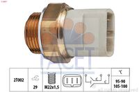 Temperatuurschakelaar, radiateurventilator 75697