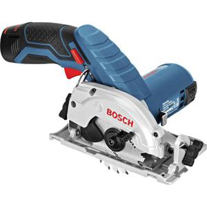 Bosch Professional GKS 12V-26 2x3 Ah L-BOX Accu-cirkelzaag Zaagdiepte 90° (max.) 26.5 mm Incl. koffer, Incl. accu, Incl. lader 12 V 3 Ah