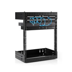 StarTech.com 12U wandmonteerbaar server rack open frame serverkast 30 tot 50 cm diep