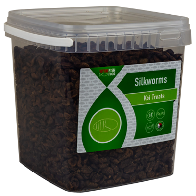Vivani Fishfood - Zijderupsen - 5 liter