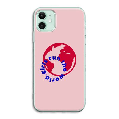 Run The World: iPhone 11 Transparant Hoesje