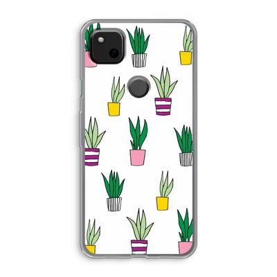 Sanseveria: Google Pixel 4a Transparant Hoesje