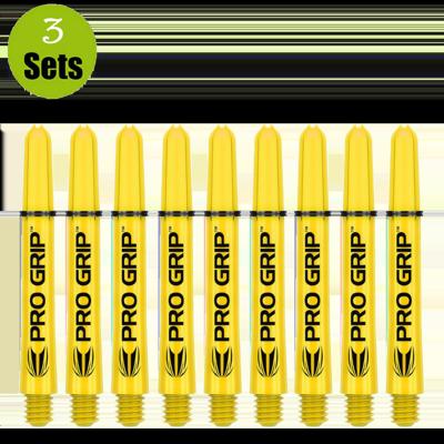 Target Target Pro Grip Shaft - 3 sets - Geel