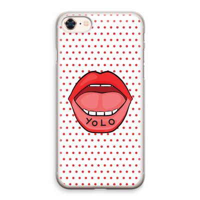 Yolo Denise: iPhone 8 Transparant Hoesje