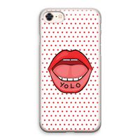 Yolo Denise: iPhone 8 Transparant Hoesje