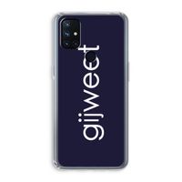 Gijweet: OnePlus Nord N10 5G Transparant Hoesje