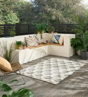 Scion - Pajaro Slate outdoor 423904 - 140x200 cm Vloerkleed