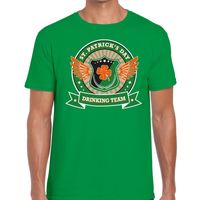 St. Patrick's day drinking team t-shirt groen heren 2XL  - - thumbnail