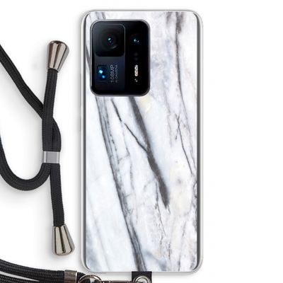 Gestreepte marmer: Xiaomi Mi Mix 4 Transparant Hoesje met koord