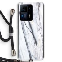 Gestreepte marmer: Xiaomi Mi Mix 4 Transparant Hoesje met koord