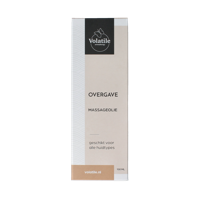 Massageolie overgave glas met pomp 100 Milliliter