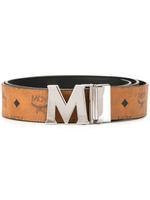 MCM ceinture à boucle logo - Marron - thumbnail