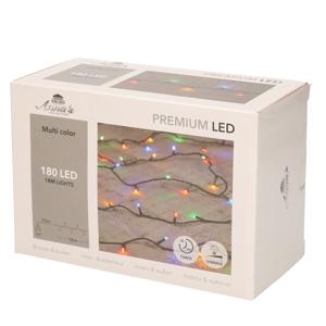 Kerstverlichting - 180 leds  - gekleurd - met dimmer en timer - voor buiten en binnen