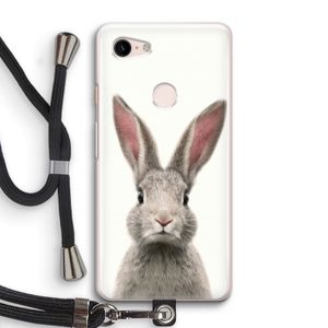 Daisy: Pixel 3 Transparant Hoesje met koord