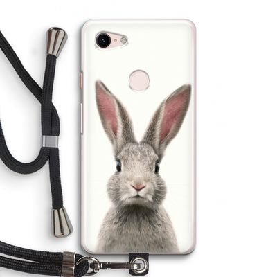 Daisy: Pixel 3 Transparant Hoesje met koord