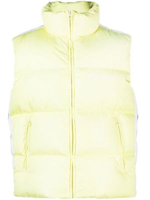 Palm Angels doudoune à fermeture zippée - Jaune