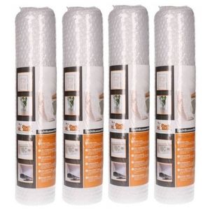 4x Bubbel folie op rol 5 m x 50 cm - noppenfolie