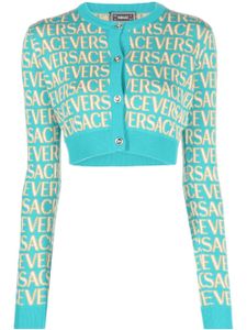 Versace cardigan Versace Allover - Bleu