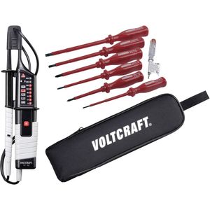 VOLTCRAFT VC 63 Tweepolige spanningstester CAT III 1000 V, CAT IV 600 V LED, LCD, Akoestisch