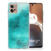 Smartphone hoesje Motorola Moto G32 Painting Blue