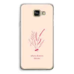 Where flowers bloom: Samsung Galaxy A5 (2016) Transparant Hoesje