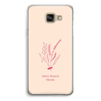Where flowers bloom: Samsung Galaxy A5 (2016) Transparant Hoesje