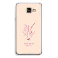 Where flowers bloom: Samsung Galaxy A5 (2016) Transparant Hoesje