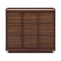 Kave Home Onix kast 100x78 cm fineer walnoot