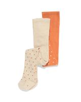 HEMA Babymaillots stippen - 2 stuks middenbruin (middenbruin)