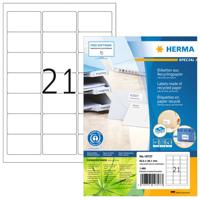 Etiket herma recycling 63.5x38.1mm wit